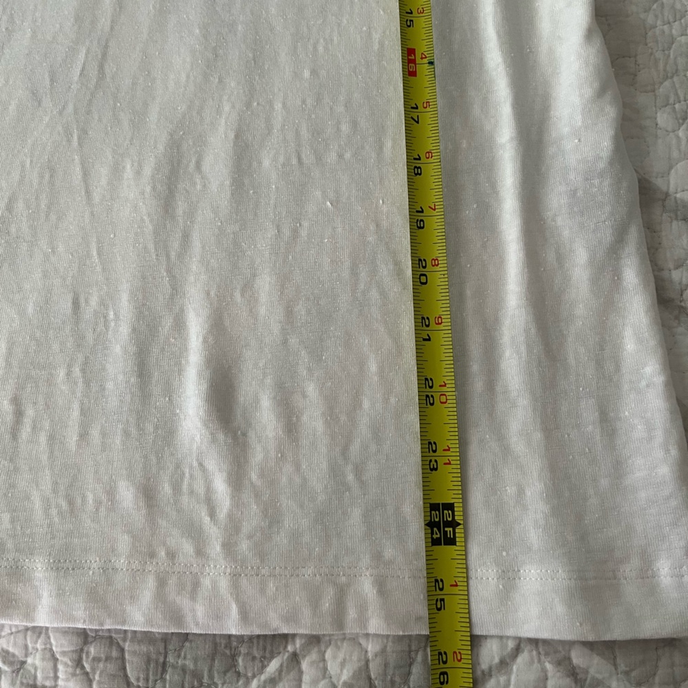Chico's NWOT Classic White Polo Shirt Size 1 (Medium 8-10) - Picture 7 of 7